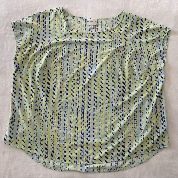 Ava & Viv Tops - Ava & Viv Short Sleeve Blouse Size 4X